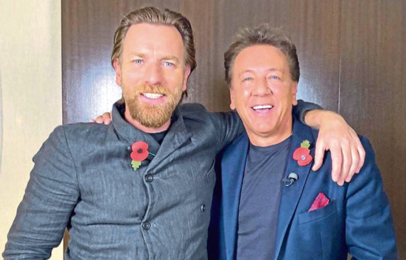 Ross King and Ewan McGregor