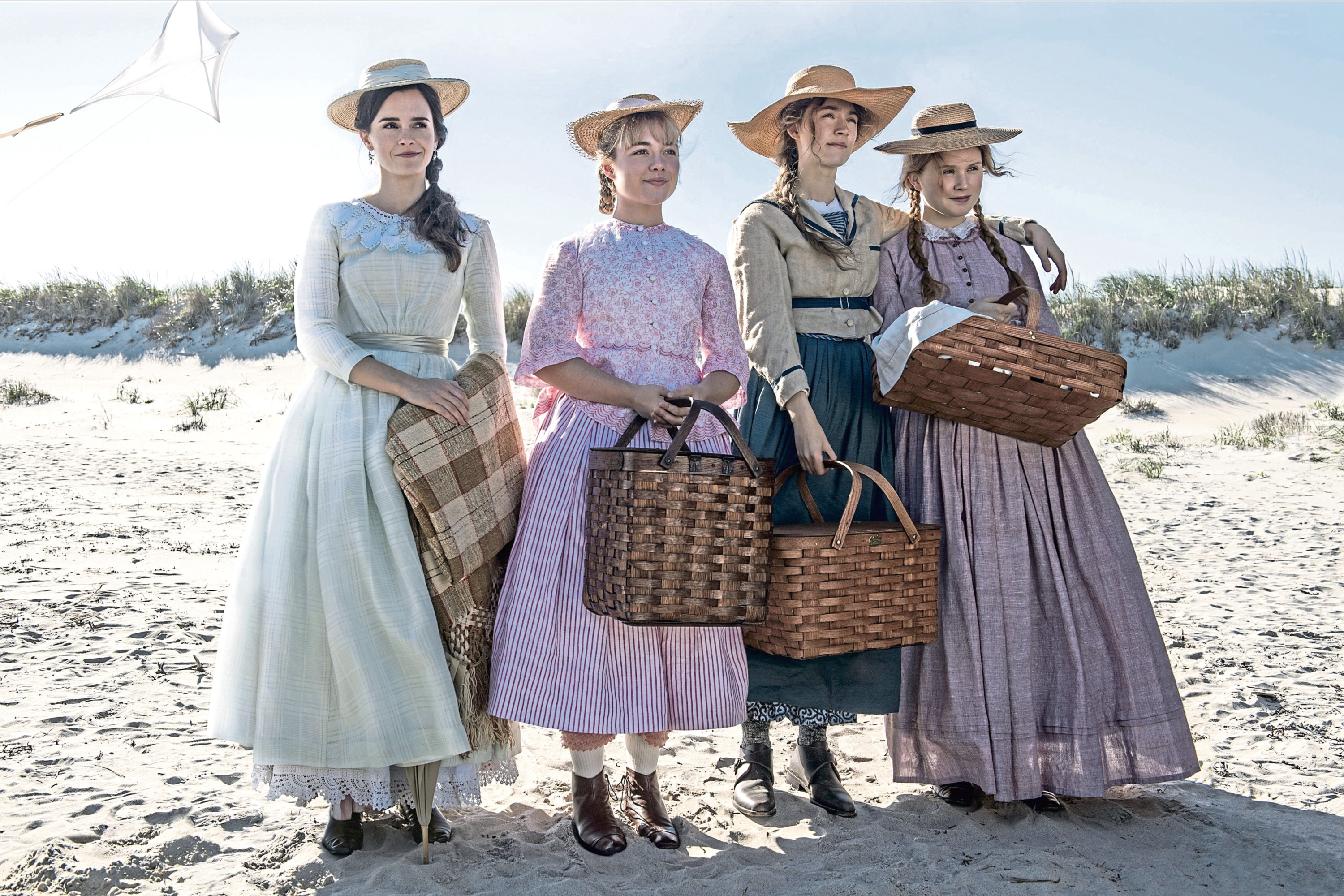 From left, Emma Watson, Florence Pugh, Saoirse Ronan and Eliza Scanlen star in the latest Little Women movie