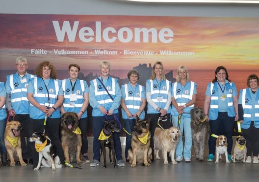 Therapets at Aberdeen International Airport.