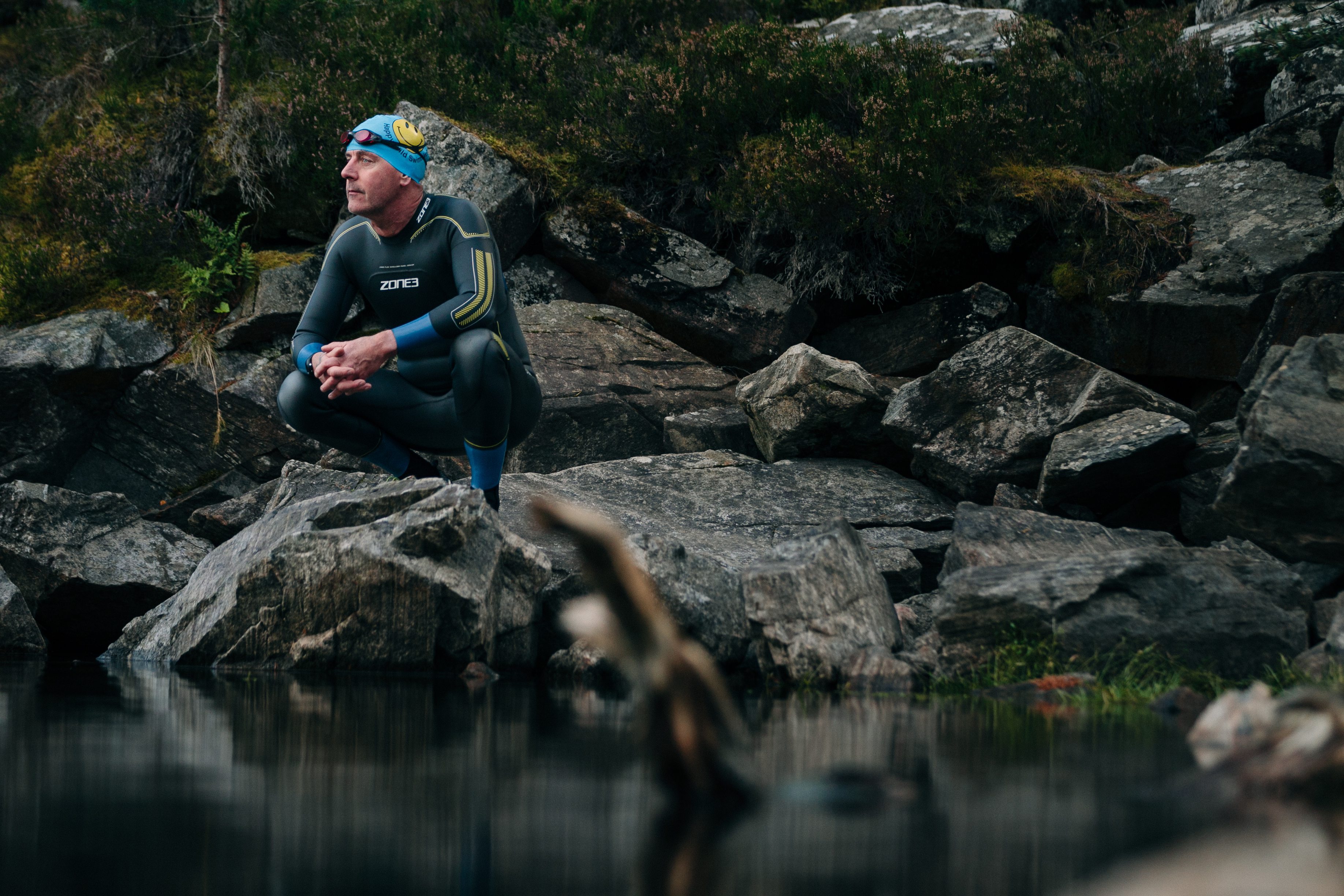 Outdoor wild swimming has had a huge benefit to Colin McKinnon's mental wellbeing
