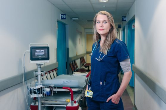 Dr Erin Kilborn back at Glasgow Royal Infirmary A&E unit after stint in Syria