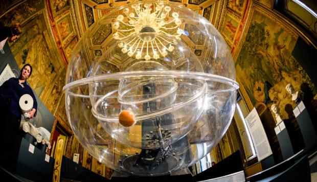A replica of Archimedes’s planetarium in Capitoline Museums, Rome