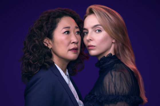 Sandra Oh and Jodie Comer in Killing Eve