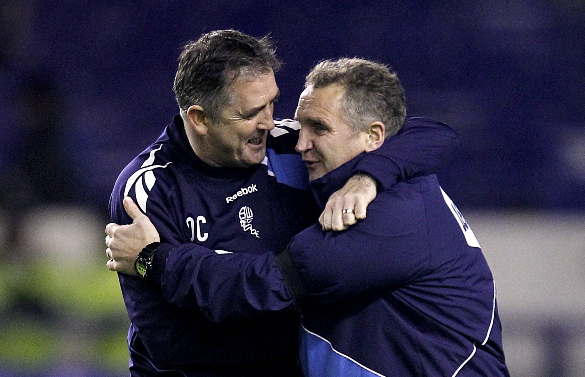 Owen Coyle and Sandy Stewart have enjoyed happy times together and aim to continue that in India