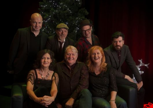 Phil Cunningham, centre, with familiar pals joining his Christmas songbook tour