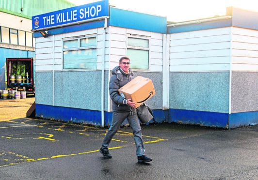 Angelo Alessio leaves Rugby Park after being relieved of his position as manager