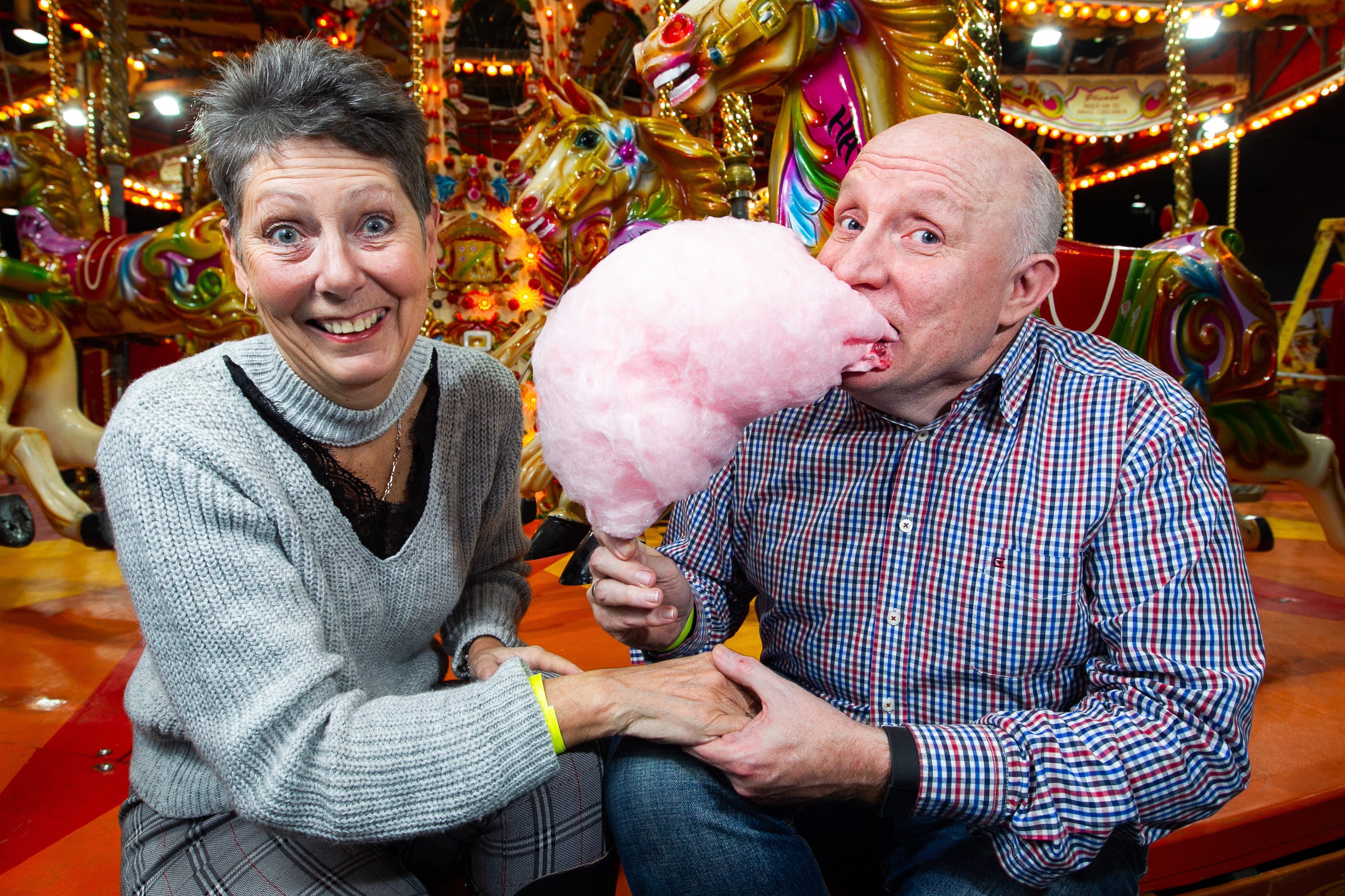 Mark and Kathy visit the carnival.