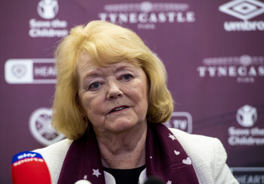 Hearts owner Ann Budge