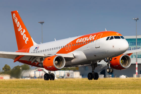 An easyJet plane