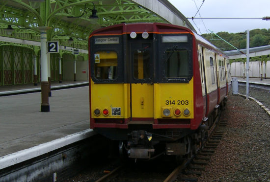 A ScotRail 314 train
