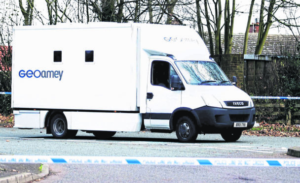 A GeoAmey prison van.