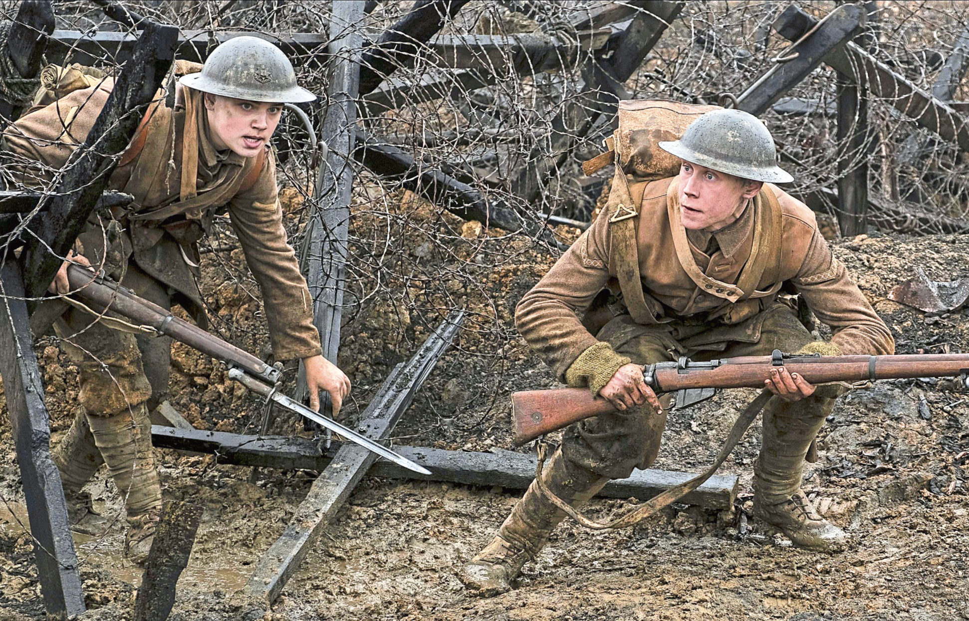 Dean-Charles Chapman and George MacKay star in the First World War film 1917