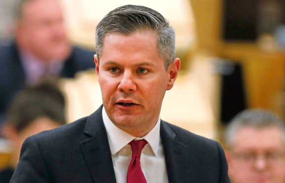 Finance minister Derek Mackay