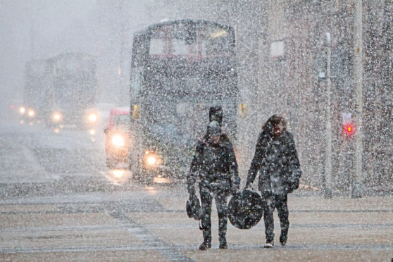 Weather warnings are in place for snow and ice
