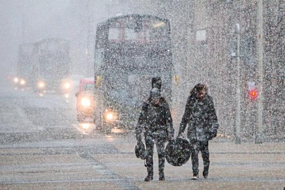 Snow in Dundee, February 2018