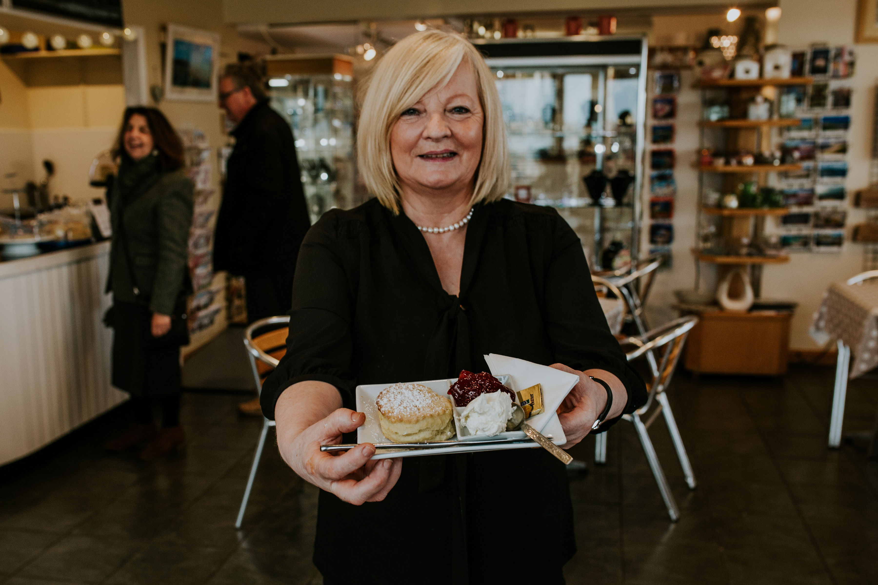 Jean MacLeod – better known to family, friends,                        customers and now Scone Spy as Jeanie Panini – welcomes our famished reviewer