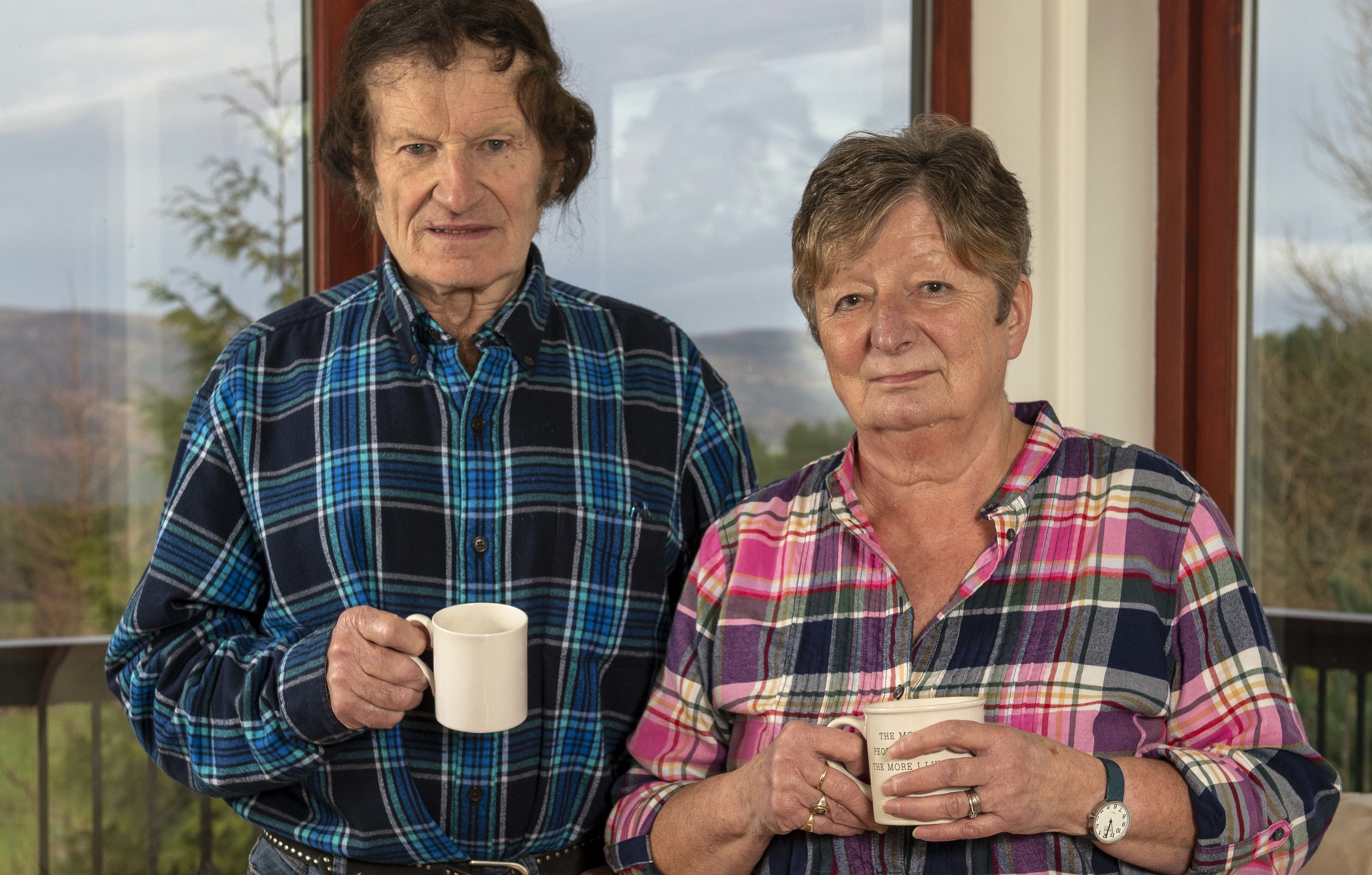 John and Lynda Gordon, at home in Dornoch, lost £95,000 of savings
