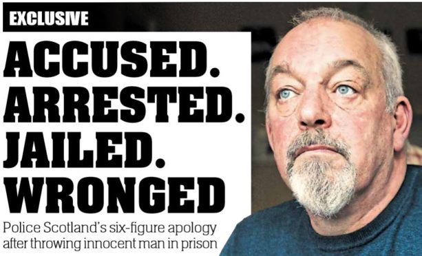 Victim of mistaken identity breaks silence, claiming Police Scotland detectives knew they were sending the wrong man to prison