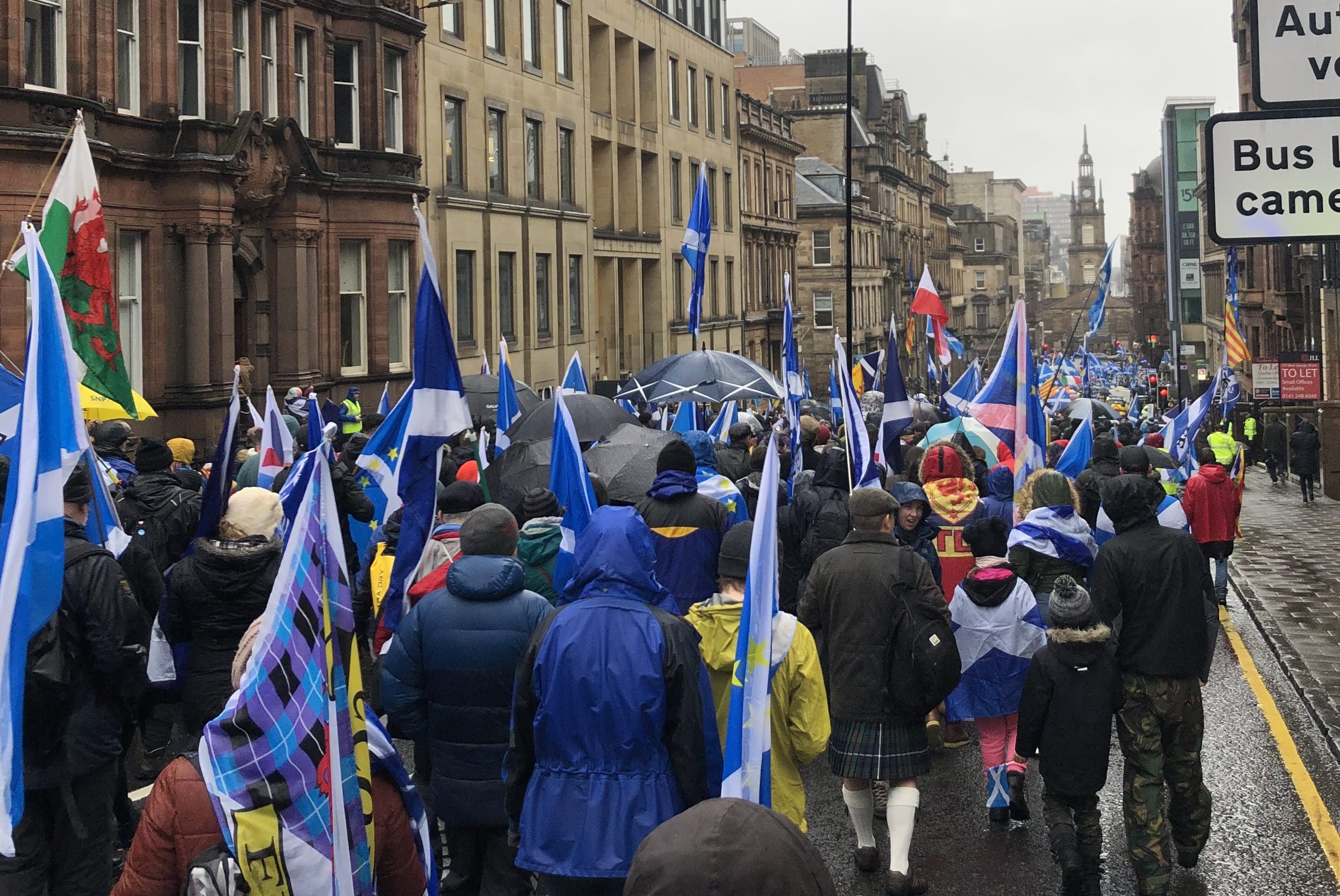 Independence march, Glasgow
