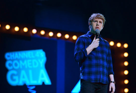 Josh Widdicombe on stage