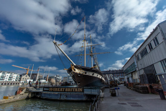 The SS Great Britain, which took travellers across the Atlantic to New York