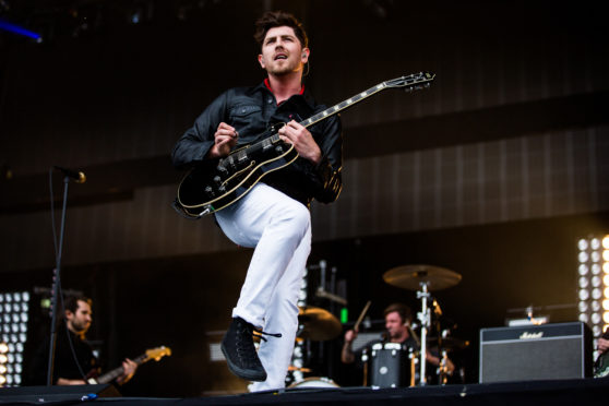 Sam McTrusty leads Twin Atlantic at the TRNSMT festival in Glasgow in 2017