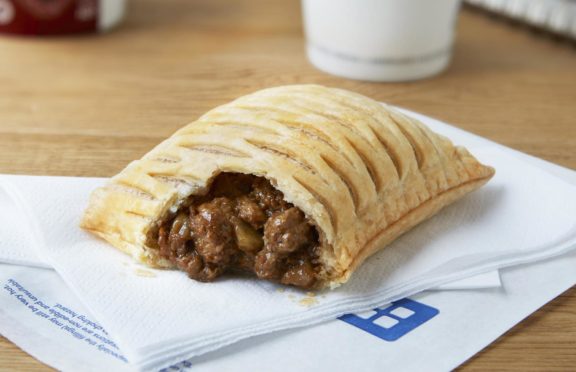 Greggs' vegan steak bake