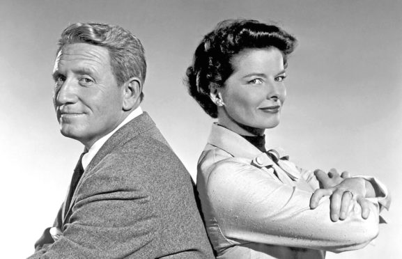 Katharine Hepburn with Spencer Tracy in Adam’s Rib (1949)