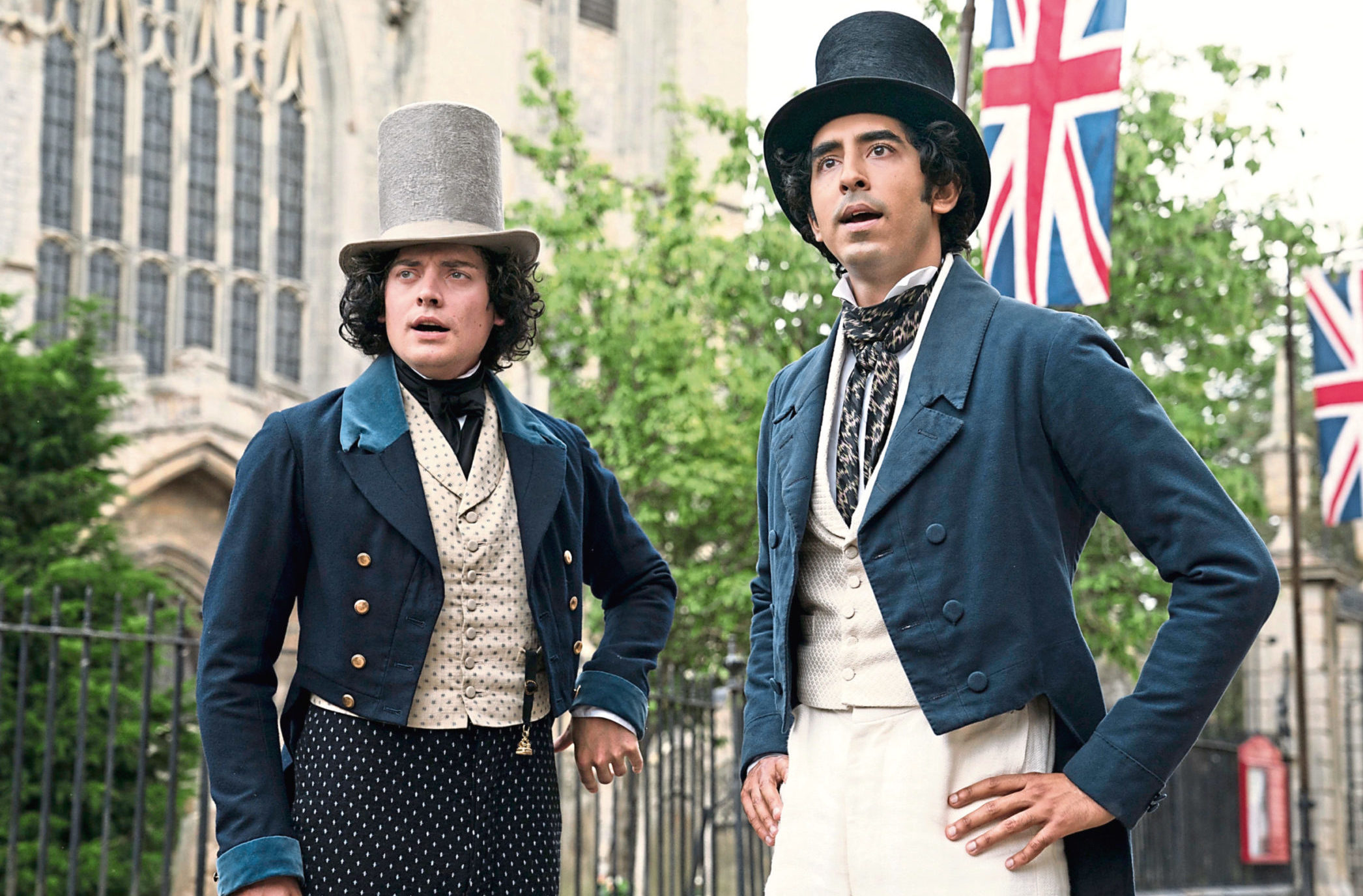 Aneurin Barnard and Dev Patel in The Personal History Of David Copperfield, based on the 1849 Charles Dickens novel