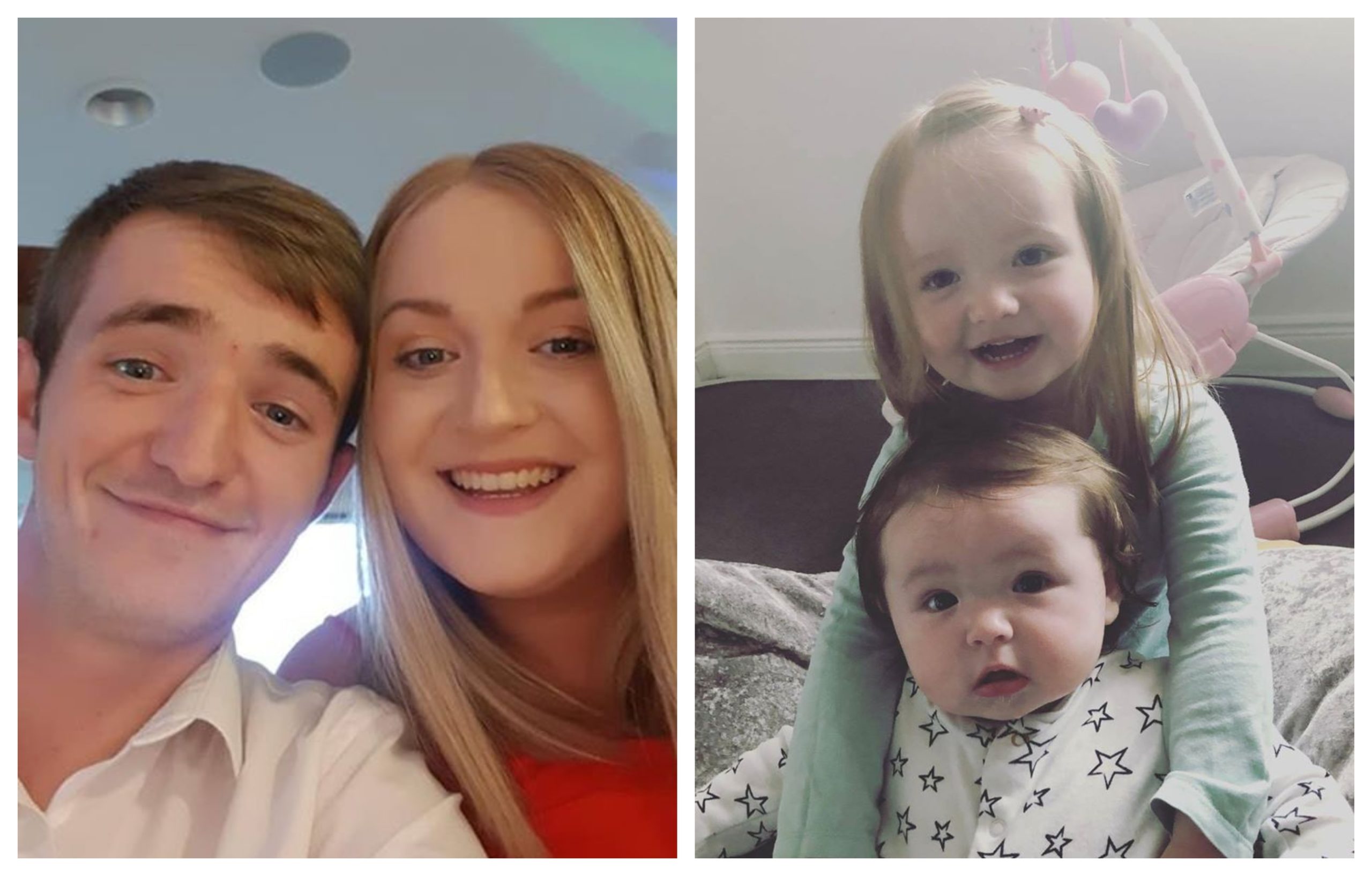 Parents Rhys and Gemma Cousin were killed in the crash with three-year-old Peyton and sister Heidi, aged one year