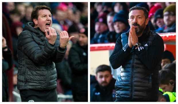 Daniel Stendel and Derek McInnes face testing Cup ties