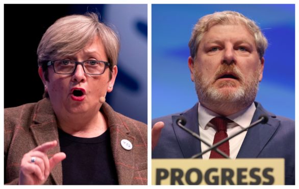 Joanna Cherry and Angus Robertson