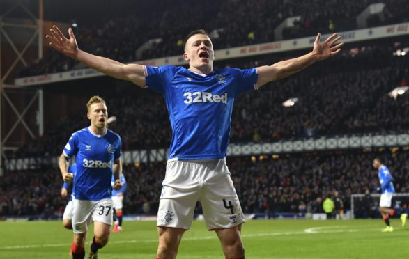 Rangers defender George Edmundson netted the equaliser against Hibs