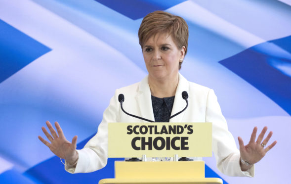 First Minister Nicola Sturgeon