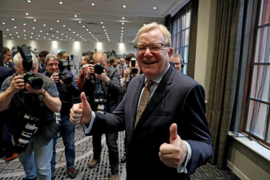 Jackson Carlaw following the announcement of the results