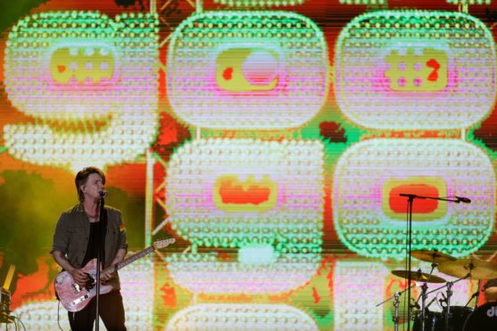 John Rzeznik of the Goo Goo Dolls performs at the Rock in Rio music festival