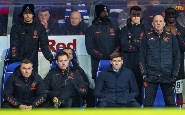 The expressions on the faces of the Rangers backroom team during the midweek loss to Hamilton Accies say it all