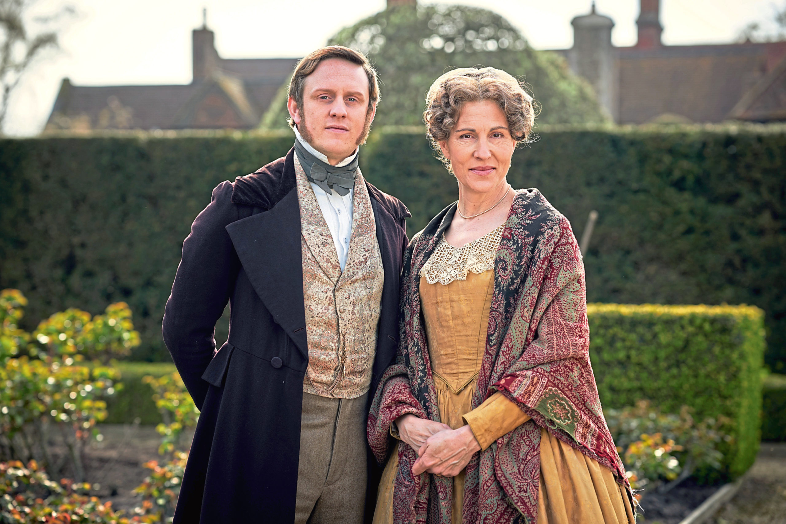 Costume drama Belgravia stars Tamsin Greig and Oliver Goulding