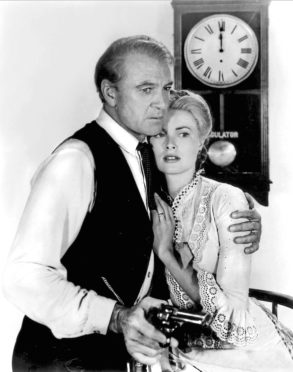 Gary Cooper and Grace Kelly