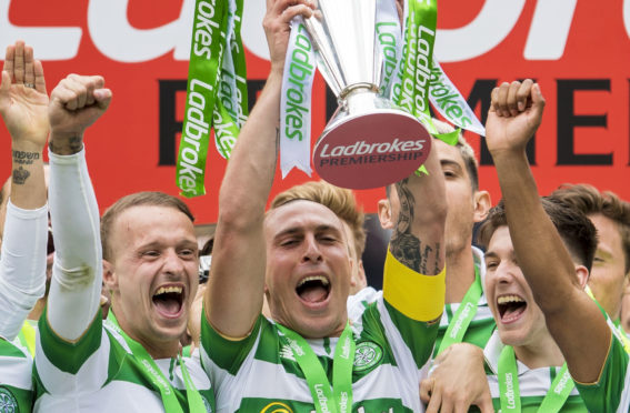 Scott Brown will be aiming to lift the SPFL Premiership trophy again at some stage this year