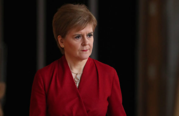 First Minister Nicola Sturgeon