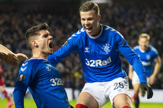 Steven Gerrard has a decision to make over loan Rangers Ianis Hagi and Florian Kamberi