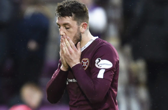 Craig Halkett has suffered along with his Hearts team-mates