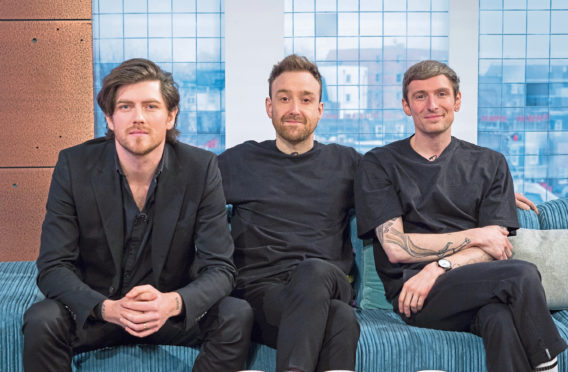 Sam McTrusty, left, of Twin Atlantic