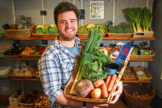 Soup book author and greengrocer Fraser Reid
