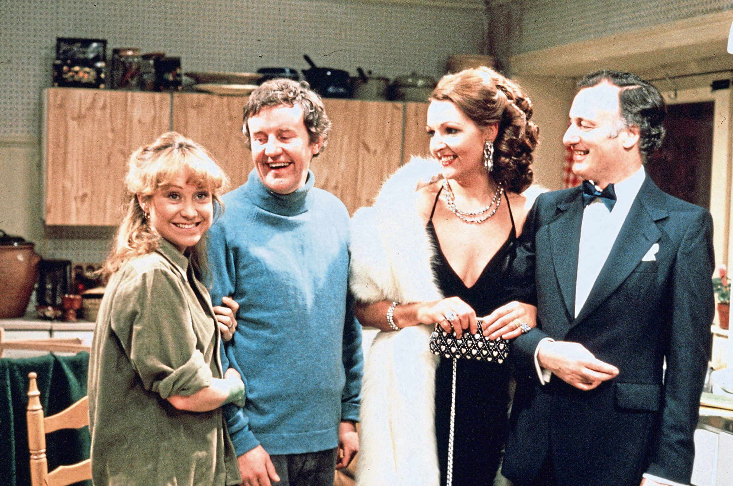 With Felicity Kendal, Richard Briers and Paul Eddington in The Good Life
