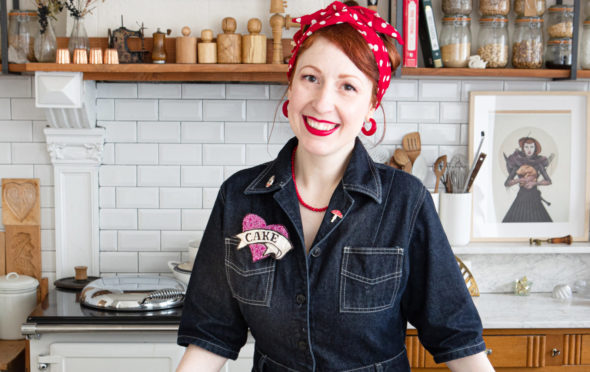 Regula is the Prue Leith on the Flemish version of the Great British Bake Off and she has been interested in British bakes since she was a child