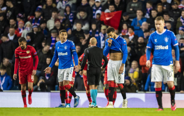 Rangers' Europa League match against Bayer Leverkusen was the last football match played in Scotland