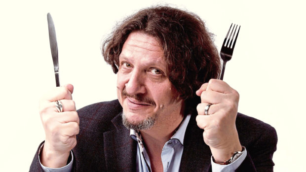 Food critic Jay Rayner has lunch – remotely – with his guests