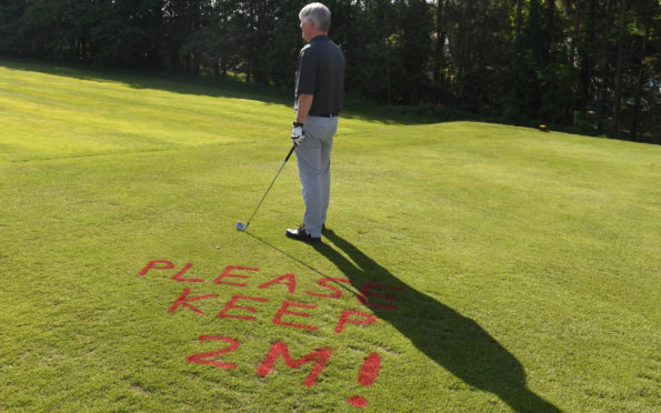 Play resuming at Cathcart Golf Course